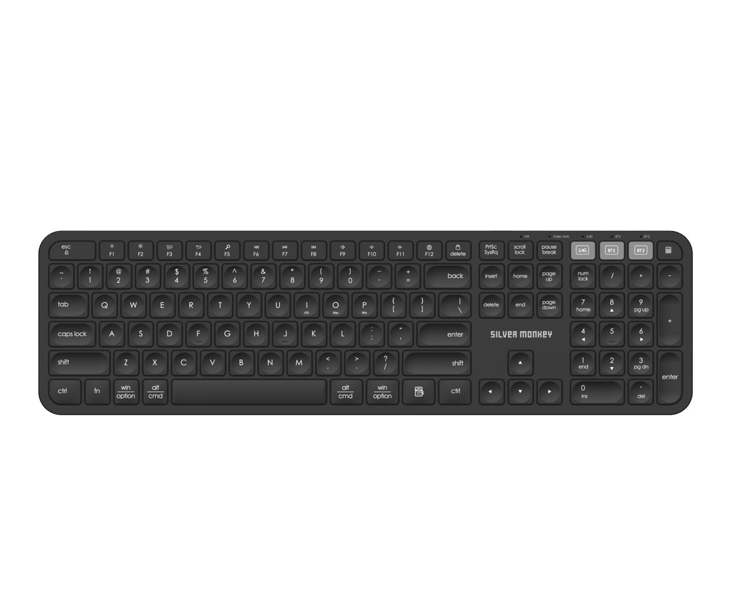 Silver Monkey X K90 Wireless premium business keyboard (black)