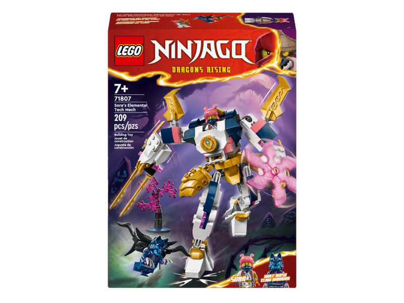 LEGO® NINJAGO® 71807 Soras Elemental-Tech-Mech
