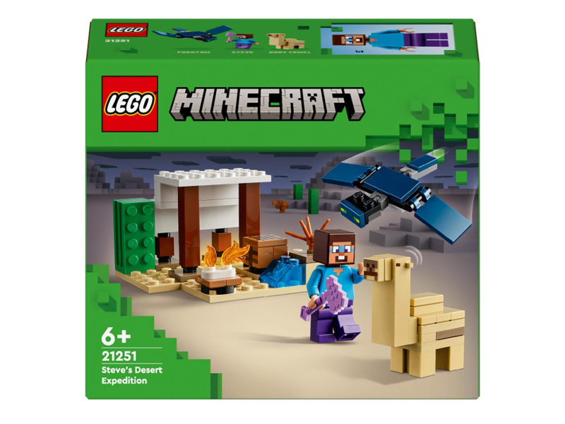 Steves Wüstenexpedition – das erste LEGO® Minecraft® Wüsten-Set