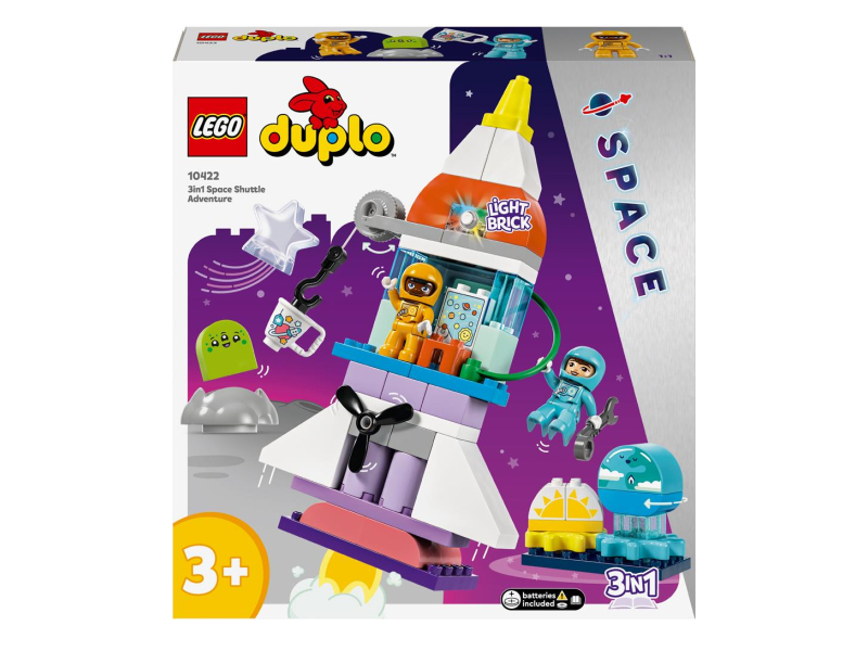 LEGO® DUPLO® 10422 Weltraumfähren-Abenteuer 3-in-1