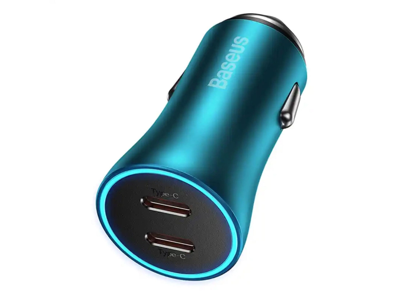 Baseus Golden Contactor Pro Auto-Ladegerät C+C 40W Blau