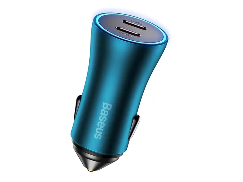 Baseus Golden Contactor Pro Auto-Ladegerät C+C 40W Blau