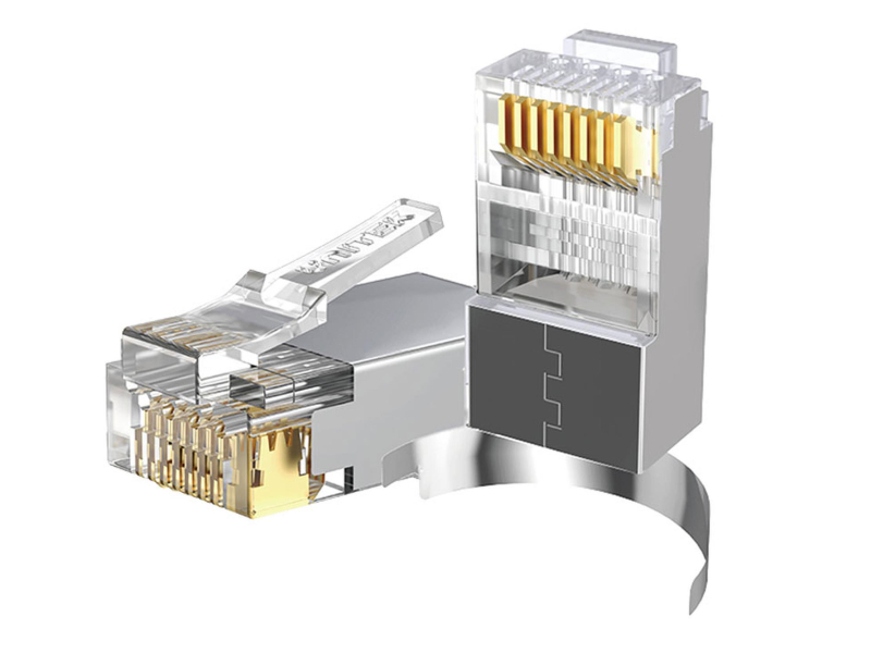 Unitek Wtyk modularny Pass-Through RJ45 Cat. 7, 50 szt.