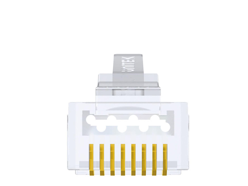 Unitek Wtyk modularny Pass-Through RJ45 Cat. 7, 50 szt.