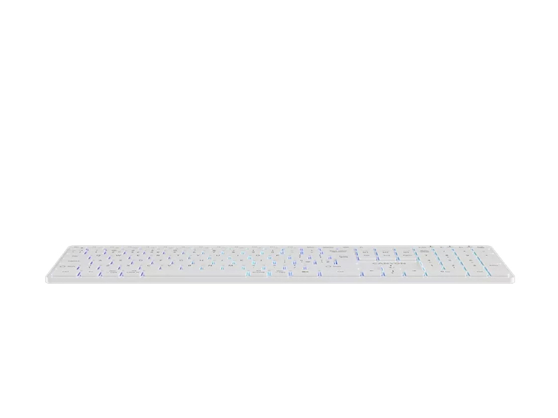 CANYON Tastatur HKB-W11 UK/US RGB Zwei Modi Kabellos Weiß