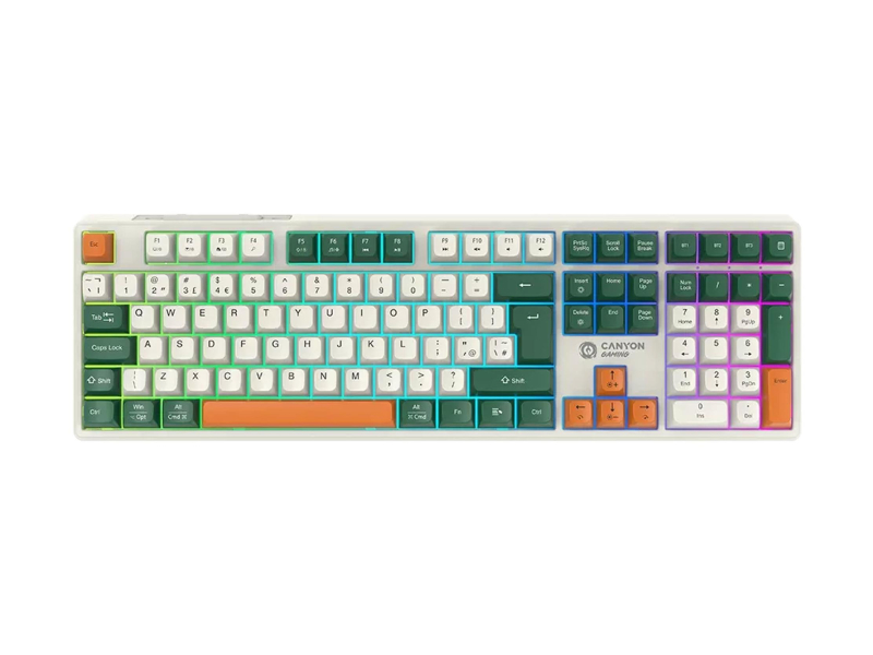 CANYON Gaming-Tastatur Shadder GKW-11 Mech RGB Kabellos