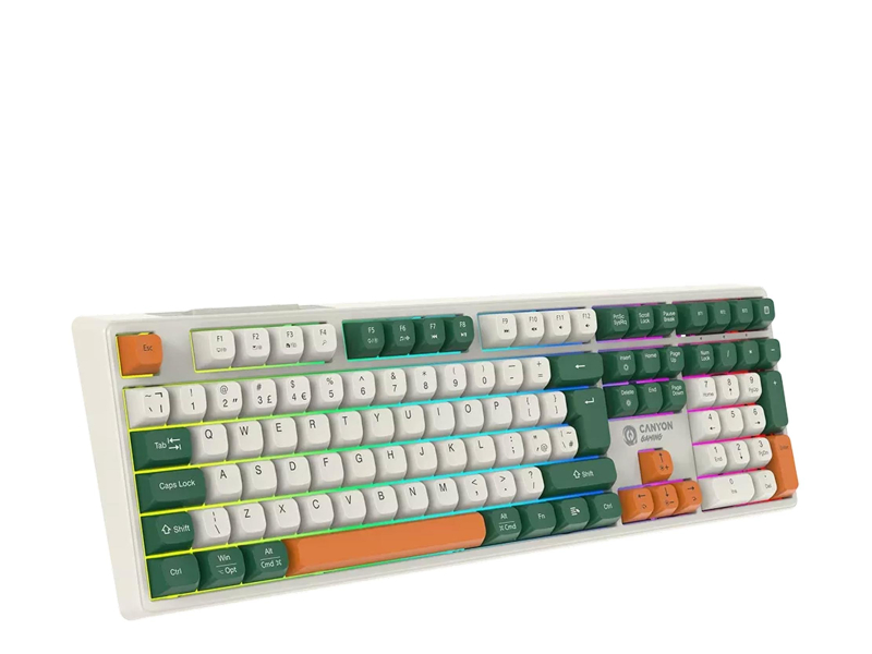 CANYON Gaming-Tastatur Shadder GKW-11 Mech RGB Kabellos