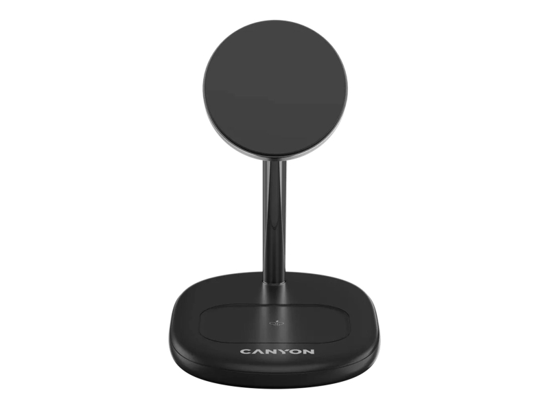 CANYON Kabellose Ladestation WCS-205 15W Qi2 2in1 Schwarz