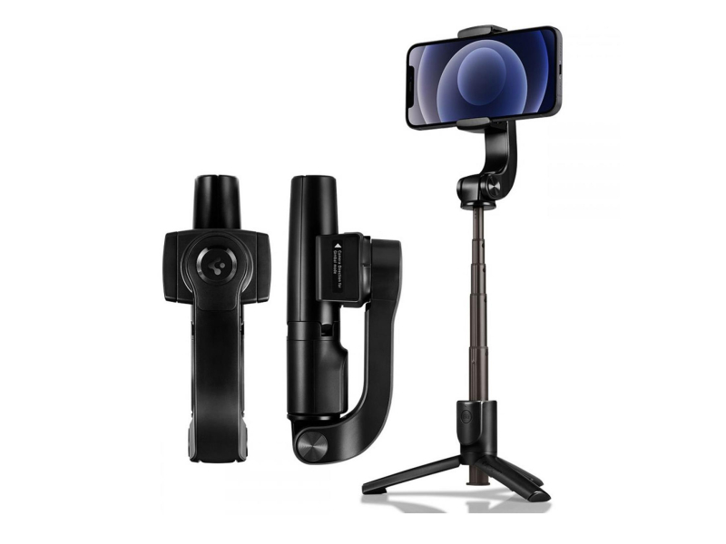 Spigen Gimbal Bluetooth Selfie Stick Schwarz