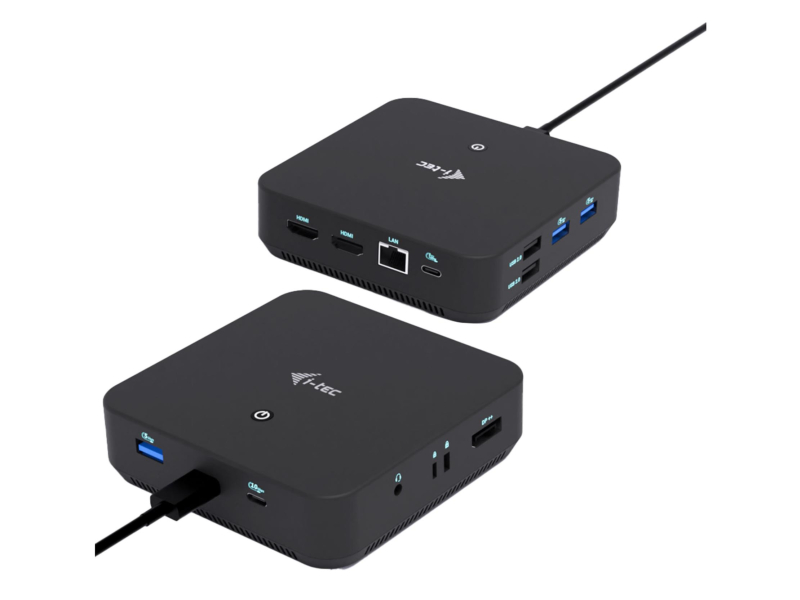 i-tec USB-C DP Dual HDMI Dock Power Delivery 100W