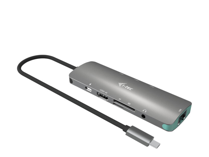 i-tec USB-C Metal Nano Dock 1x HDMI 4K LAN  PD 100W + Charger 100W