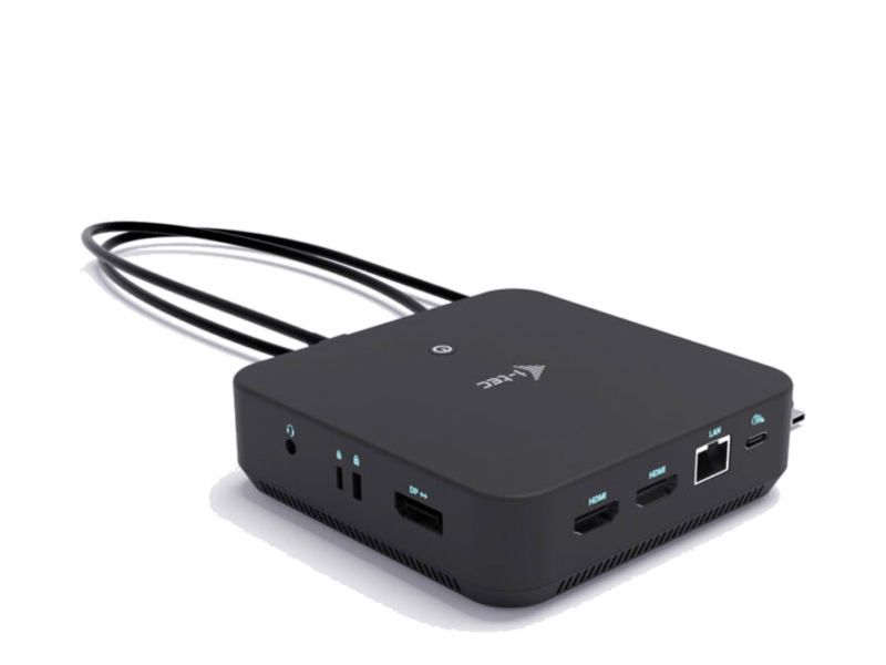 i-tec USB-C DP Dual HDMI Dock Power Delivery 100W + Ladegerät 100W