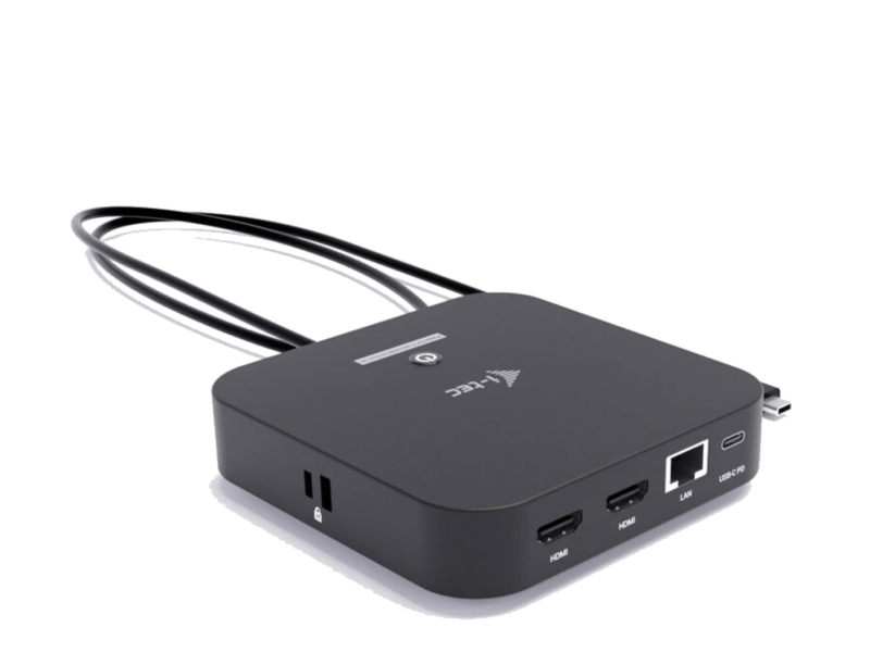i-tec USB-C Dual HDMI Dock Power Delivery 100W