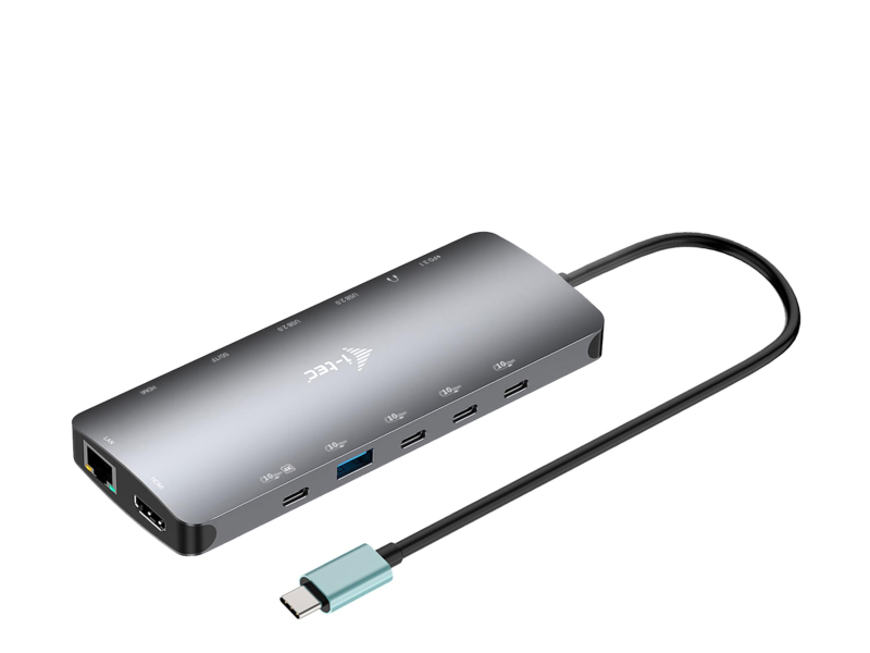 i-tec USB-C Nano 3x Display Dock 2x HDMI +USB-C video PD 140W