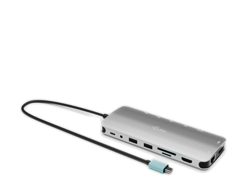 i-tec USB-C Nano 3x Display Dock 2x HDMI +USB-C video +Charger140W