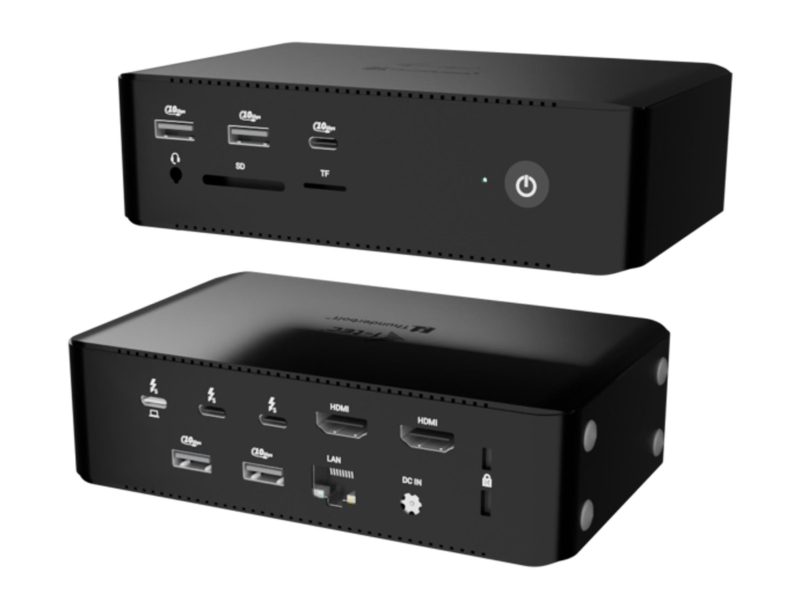 i-tec Thunderbolt5 Quattro Display Dock 2x HDMI 2x TB5 PD 140W