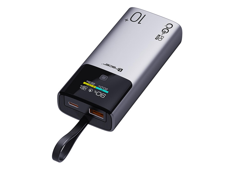 Tracer Powerbank Comet 10000mAh Bildschirm PD+QC