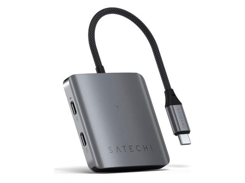 Satechi Aluminium USB-C Hub (4x USB-C 10Gbps, inklusive 1x 100W PD