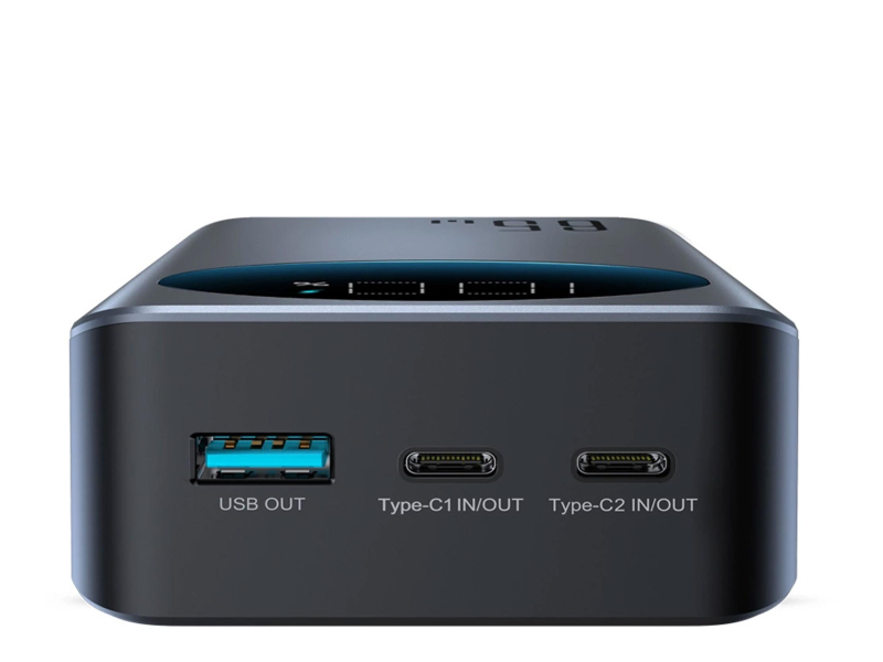 JoyRoom Powerbank 30000mAh 65W mit digitalem Display - schwarz