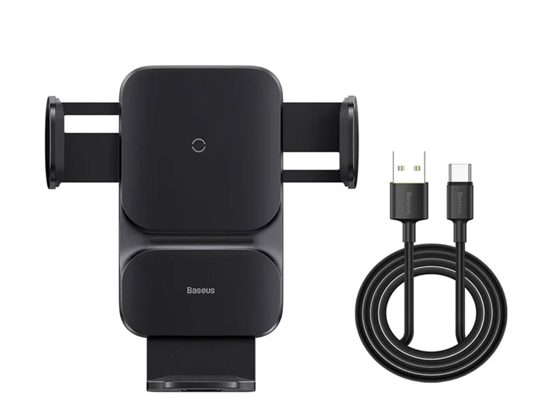 Baseus Wisdom Auto Alignment Auto-Halterung QI 15W Schwarz