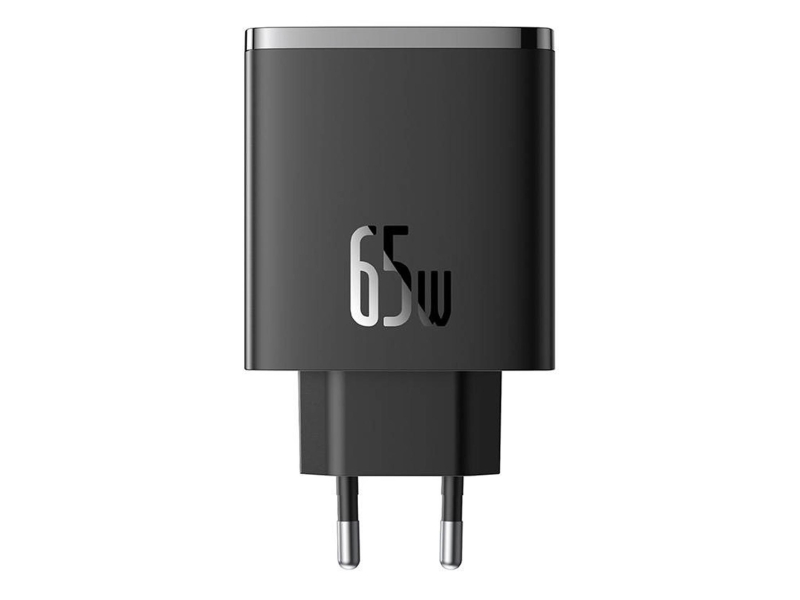 Baseus OS-Cube Pro Schneller Ladegerät 2C+U 65W EU Schwarz