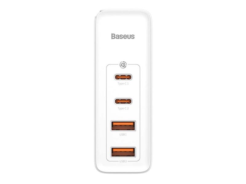 Baseus GaN2 Pro Schnellladegerät 2C+2U 100W EU Weiß