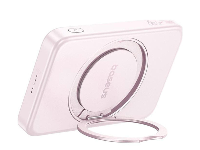 Baseus PicoGo Qi2 Magnetischer Powerbank 5000mAh 20W Pink