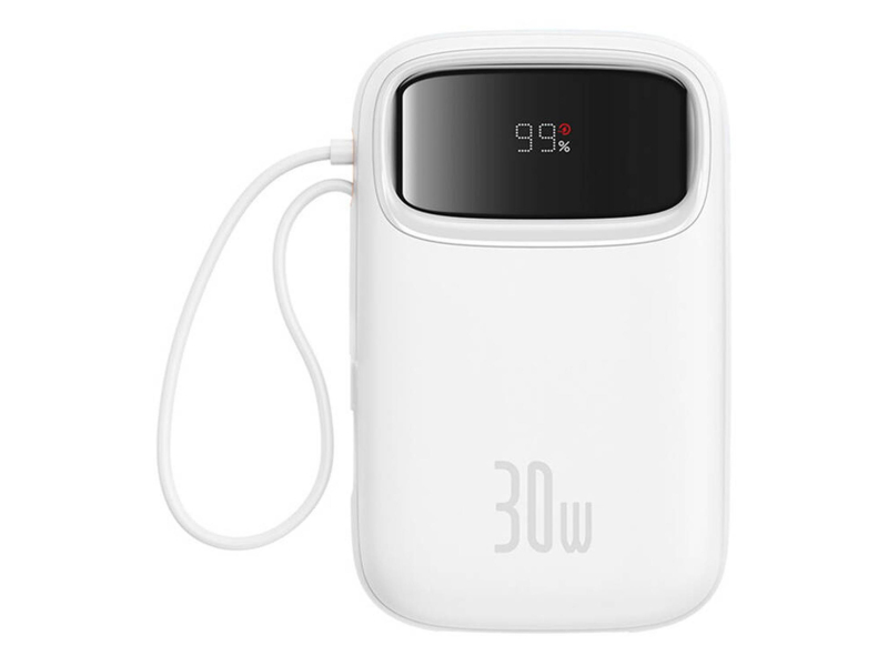 Baseus QPow2 PowerBank 10000mAh 30W Weiß