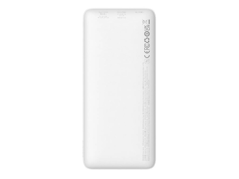 Baseus Airpow PowerBank 10000mAh 20W Weiß