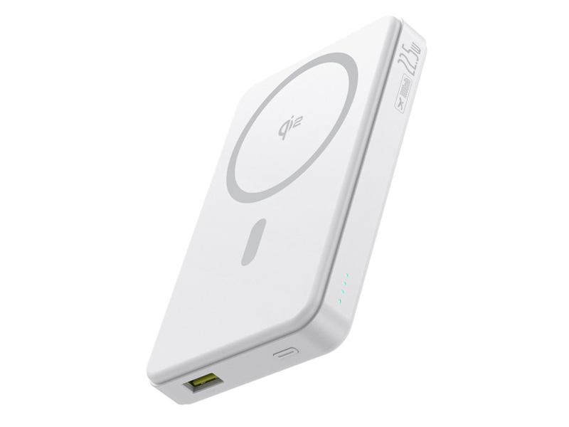 Baseus Airpow2 Qi2 Magnetischer Powerbank 10000mAh 22,5W weiß