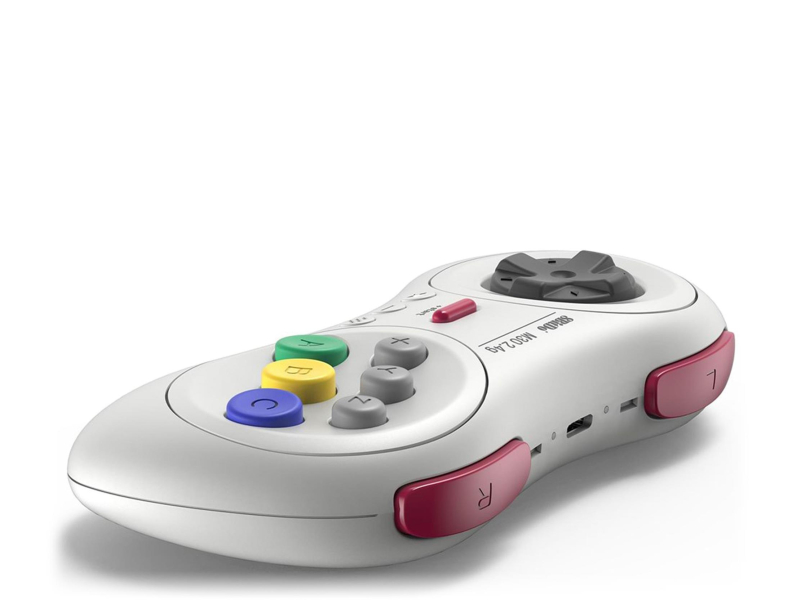 8BitDo M30 2.4G Kabelloser Controller Weiß