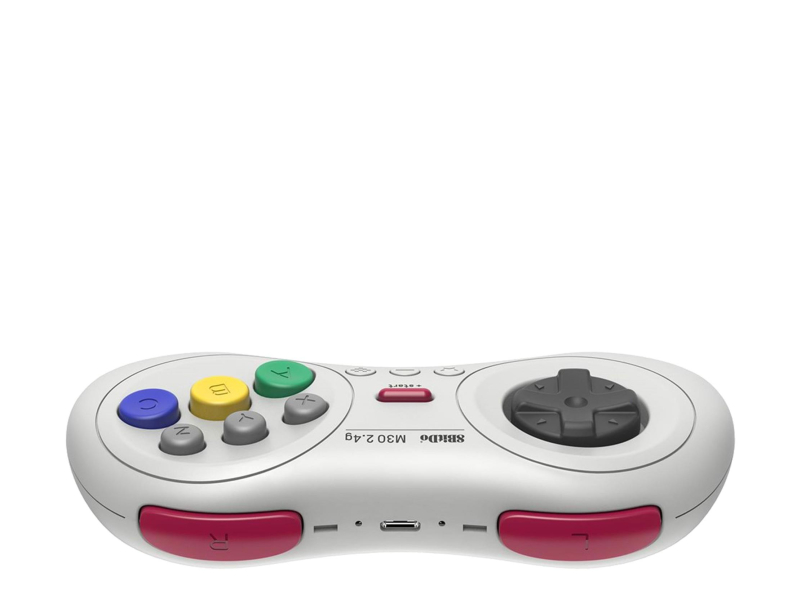 8BitDo M30 2.4G Kabelloser Controller Weiß