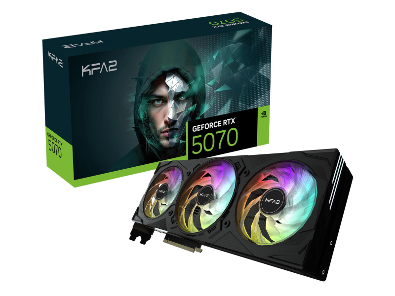 KFA2 GeForce RTX 5070 EX Gamer 1-Click OC 12GB GDDR7 DLSS4