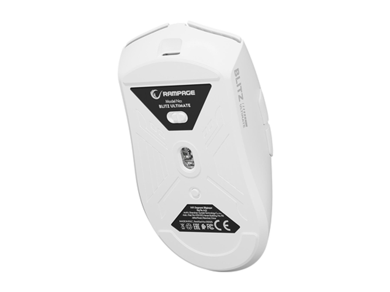 Rampage BLITZ ULTIMATE 8K 30000DPI PAW3950 Weiß