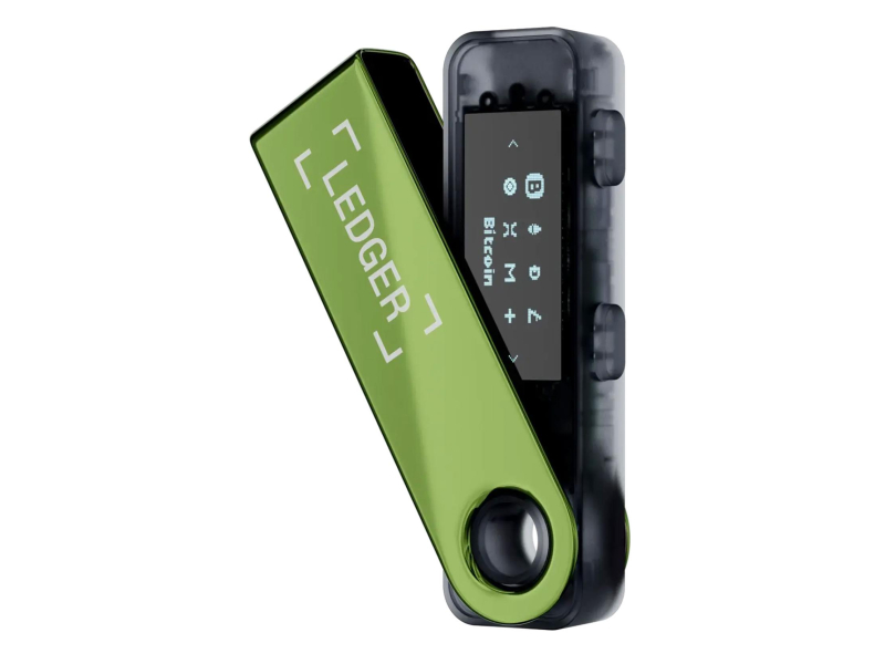 Ledger Nano S Plus Oxidate Green Crypto Hardware Wallet