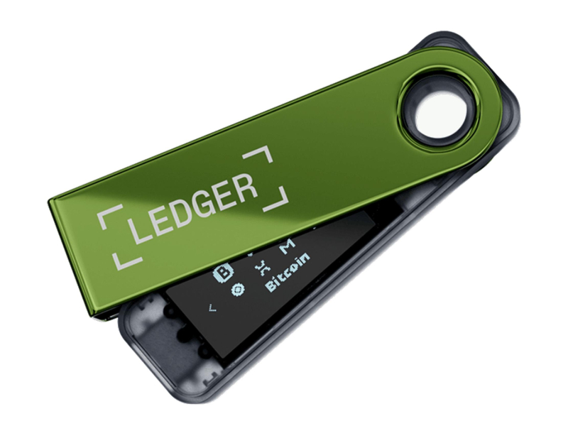Ledger Nano S Plus Oxidate Green Crypto Hardware Wallet