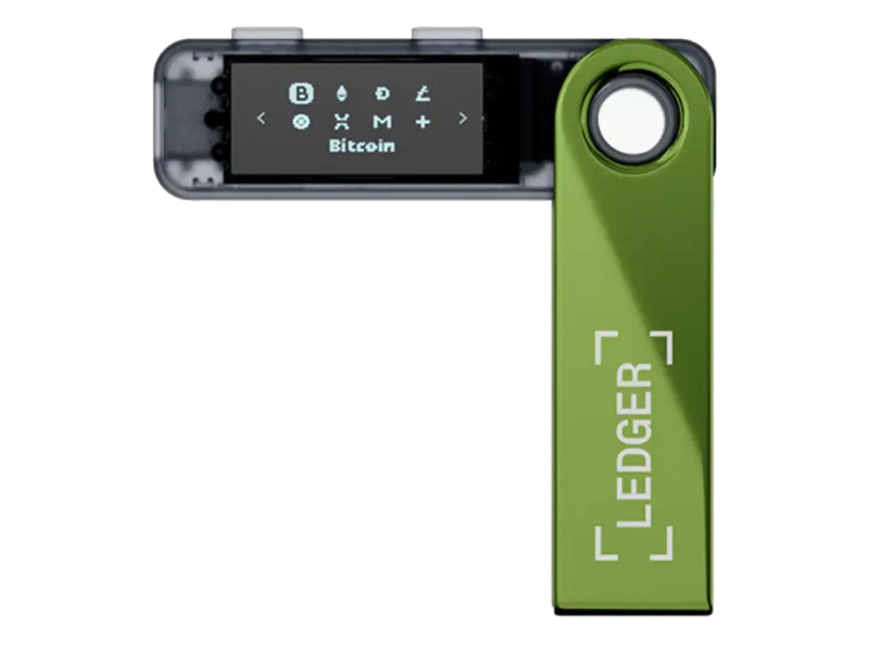 Ledger Nano S Plus Oxidate Green Crypto Hardware Wallet