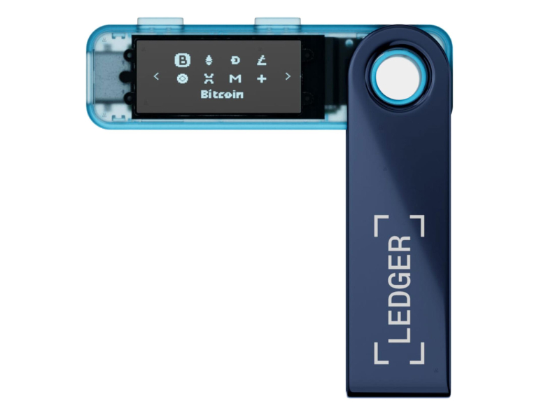Ledger Nano S Plus Neptune Blue Crypto Hardware Wallet