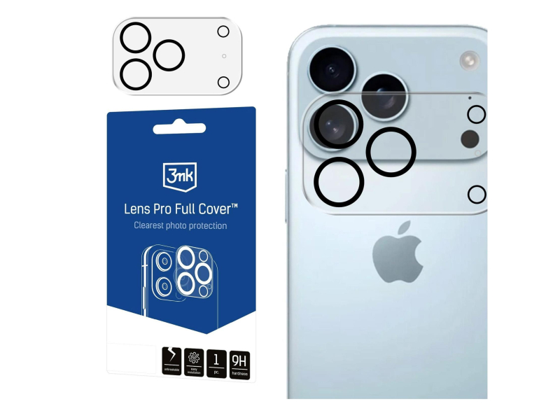 3mk Lens Pro Full Cover für iPhone 17 Pro