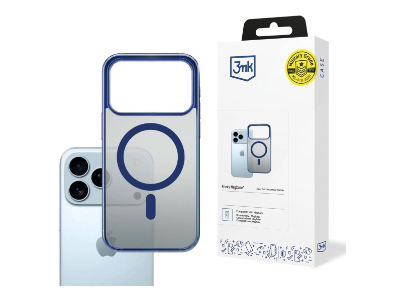 3mk Frosty MagCase Blue für iPhone 17 Pro