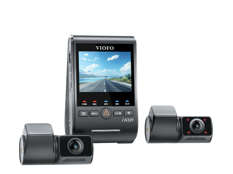 Viofo Rejestrator trasy A329S 3CH GPS