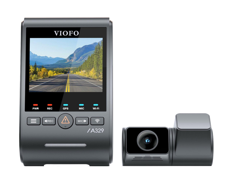 Viofo Rejestrator trasy A329S 2CH GPS