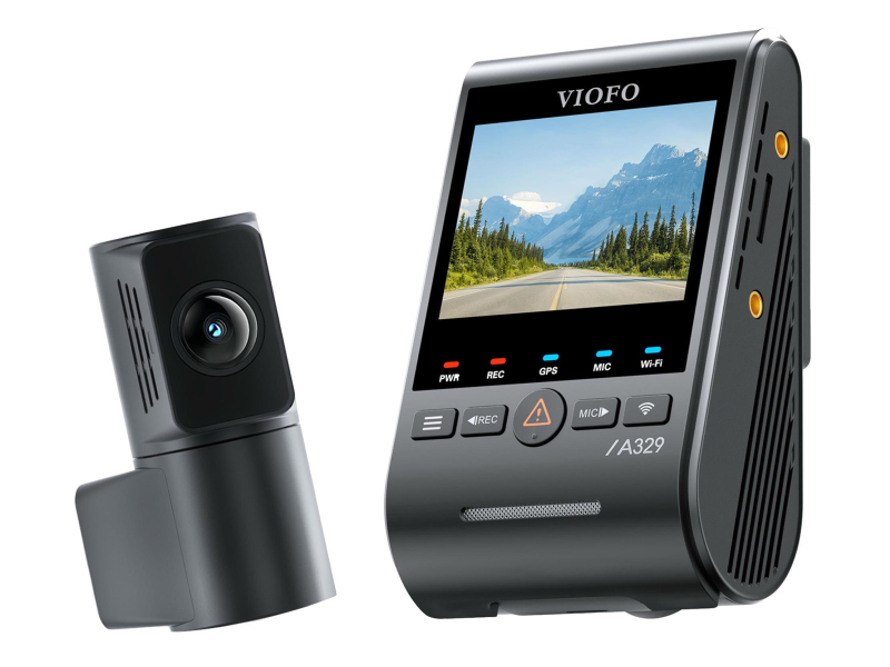 Viofo Rejestrator trasy A329S 2CH GPS
