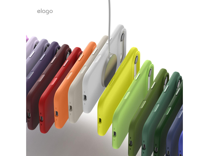 Elago Magsafe Silicon Case do iPhone 17 AIR Light Blue