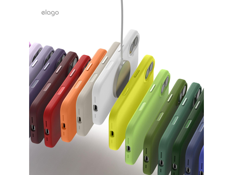 Elago Magsafe Silikonhülle für iPhone 17 Light Blue