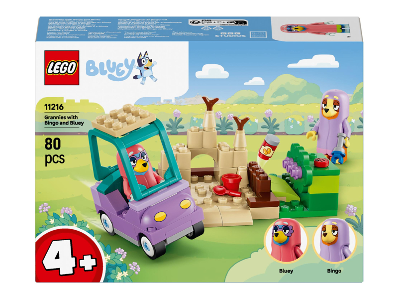 LEGO BLUEY 11216 Omas mit Bingo und Bluey