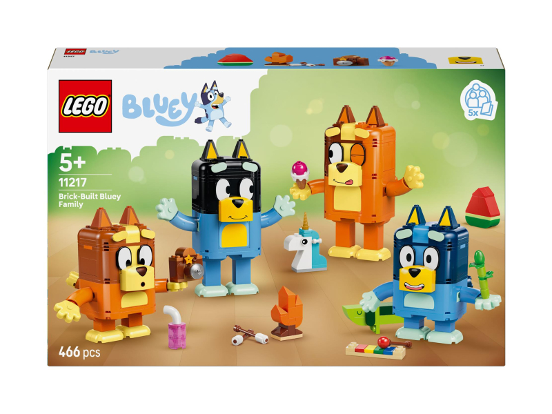 LEGO BLUEY 11217 Blueys Familie aus LEGO Steinen