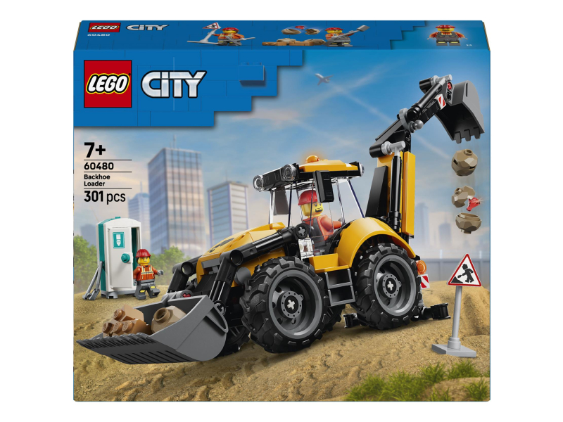 LEGO CITY 60480 Gelber Baggerlader