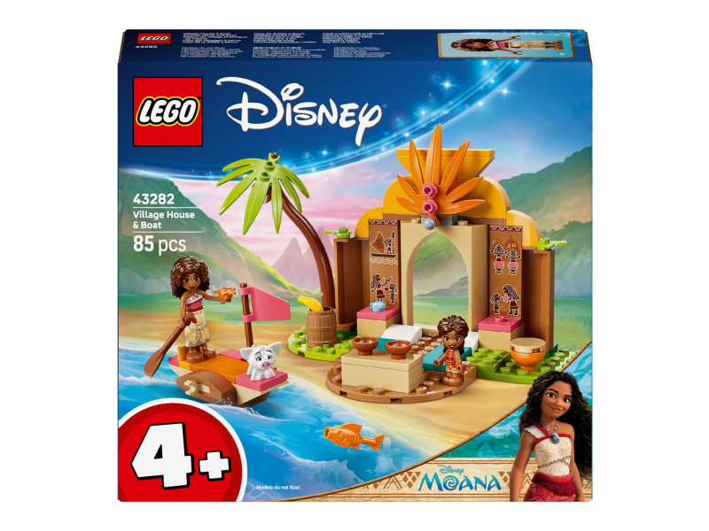 LEGO DISNEY 43282 Vaianas Dorfhütte und Boot