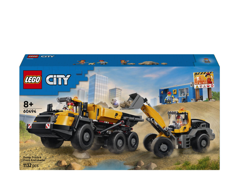 LEGO CITY 60494 Kipplaster und Radlader